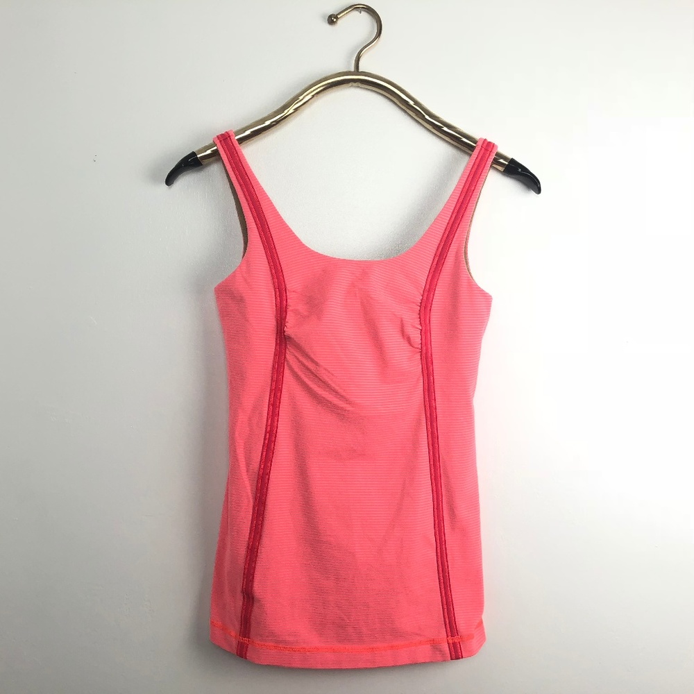 Lululemon Wholehearted Tank Top Stripe Yoga Run